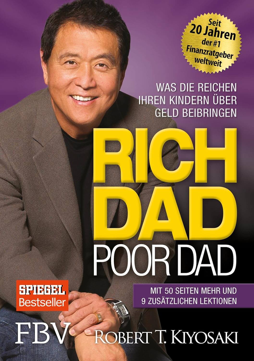 Buchcover Rich Dad Poor Dad Kinder finanziell bilden